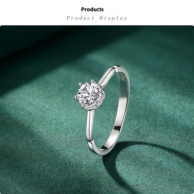 Anillo de Plata 925 con Diamantes Incrustados Clásico - Image 17