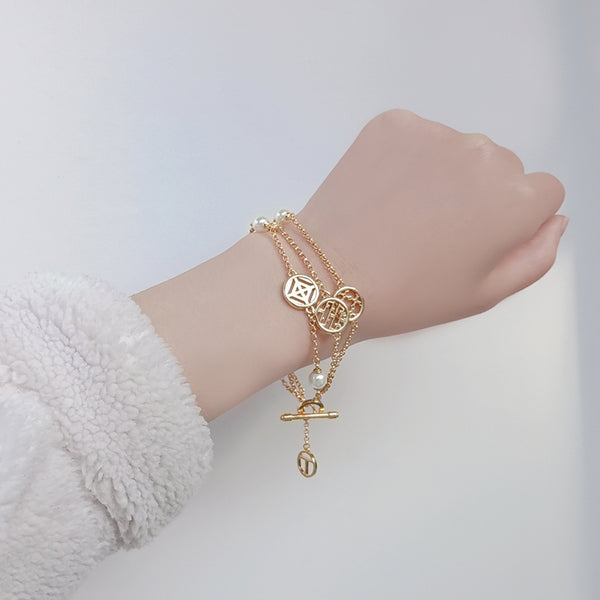 Pulsera Doble Hueco Efecto Volumen