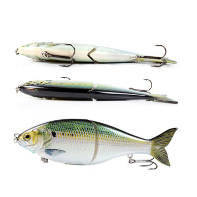 Señuelo Articulado de Metal con Conexión S - Hundible Multi-sección para Pesca - Image 21