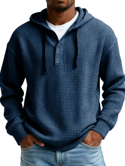 Suéter Hoodie Entallado con Cierre Medio para Hombre - Image 18