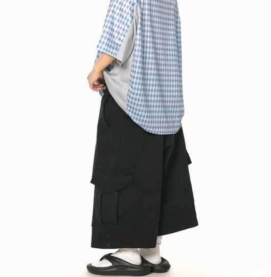 Shorts de Trabajo Vintage Estilo Americano con Bolsillos Grandes - Image 16