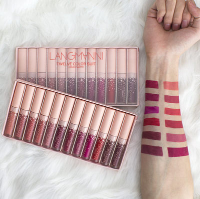 Set de Labiales Mate Aterciopelados Resistentes al Agua de Larga Duración - Image 13