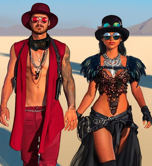 Hombreras de Cuero Punk Gothic con Plumas - Estilo Europeo y Americano - Image 13