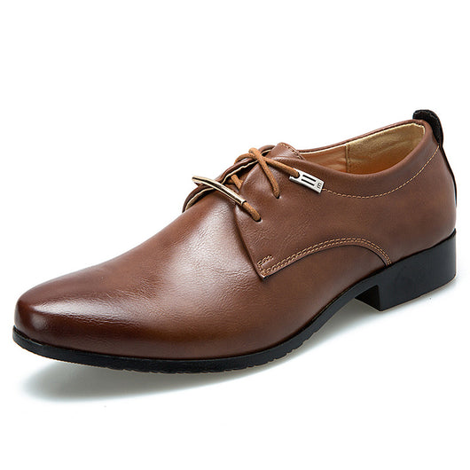 Zapatos de Cuero Británico para Hombre - Elegancia Formal y Comodidad Diaria - Image 6
