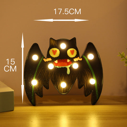 Luces LED Decorativas para Halloween - Figuras de Calabaza, Araña y Calavera - Image 15