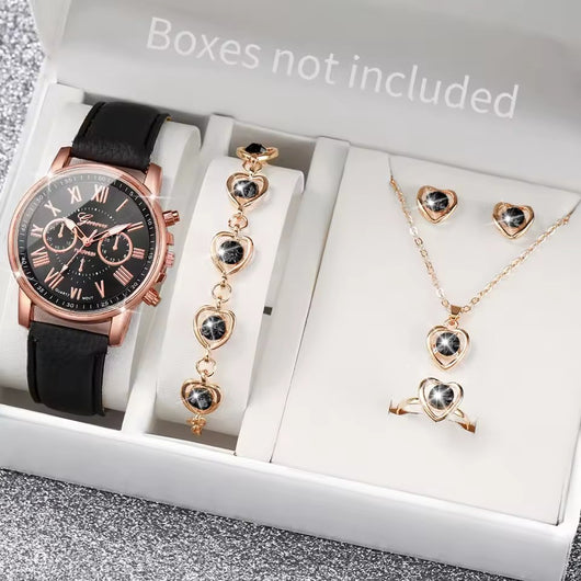Reloj de Cinturón para Mujer con Joyería de Amor - Set de Regalo - Image 7