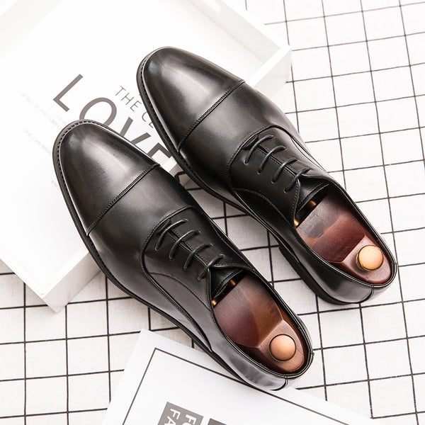 Zapatos de Vestir Hombre Punta Fina Estilo Británico Articulados