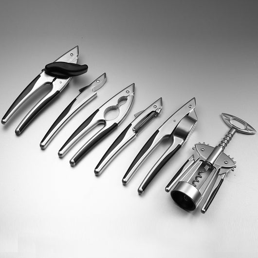 Set de 7 Herramientas de Cocina: Abridor, Prensa de Ajo y Pinzas - Image 2
