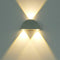Lámpara Decorativa Semicircular LED en Aluminio para Interior
