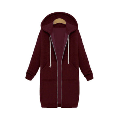Chamarra Sudadera Polar con Capucha de Manga Larga - Image 13