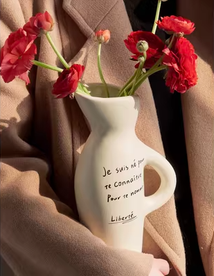 Florero de Cerámica Lechera - Diseño Minimalista y Elegante - Image 11