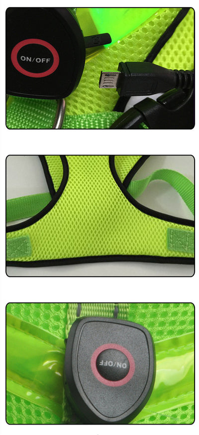 Arnés LED Recargable con Malla Reflectante para Perros - Image 16