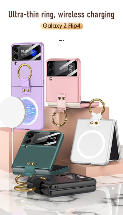 Funda Protectora con Cargador Inalámbrico y Anillo Plegable - Image 23