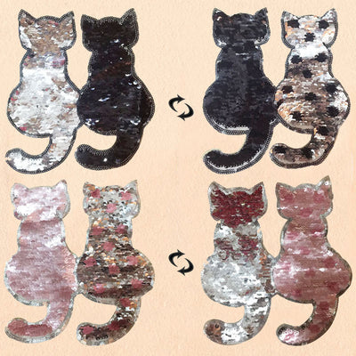 Parche Reversible de Lentejuelas con Bordado de Animales - Image 10