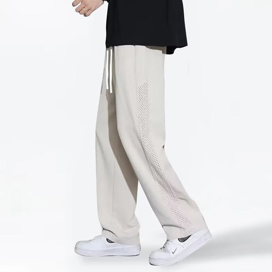 Pantalones Rectos de Seda de Hielo para Hombre - Transpirables y Cómodos - Image 13