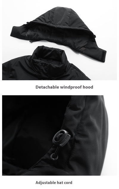 Chaqueta Impermeable Térmica de Algodón Grueso para Actividades al Aire Libre - Image 32