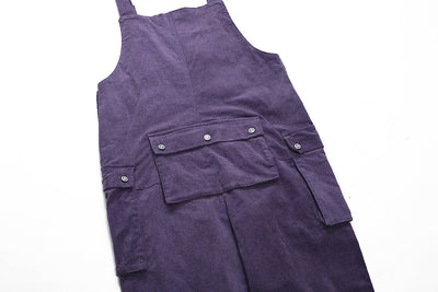 Overoles Siamese de Pana Lavada para Hombre - Corte Holgado - Image 16