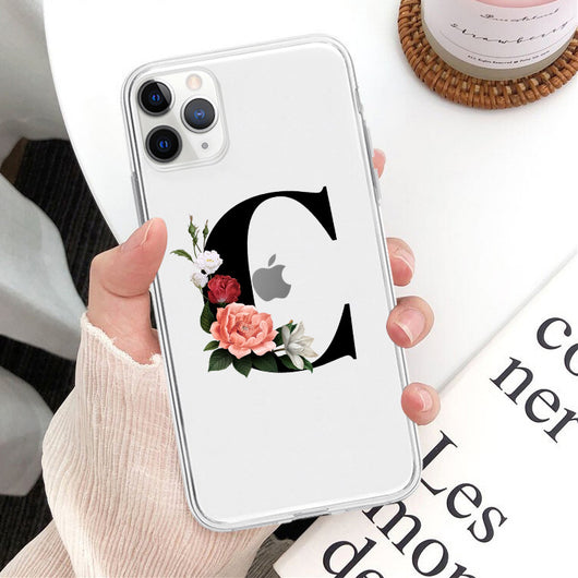 Funda de celular con alfabeto floral - Image 10
