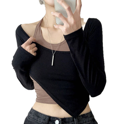 Conjunto de Dos Piezas Irregular Personalizado Estilo Hot Girl - Image 5