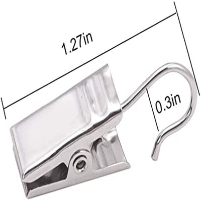 Anillo Retenedor de Acero Inoxidable para Cortinas - Clip Reforzado - Image 11