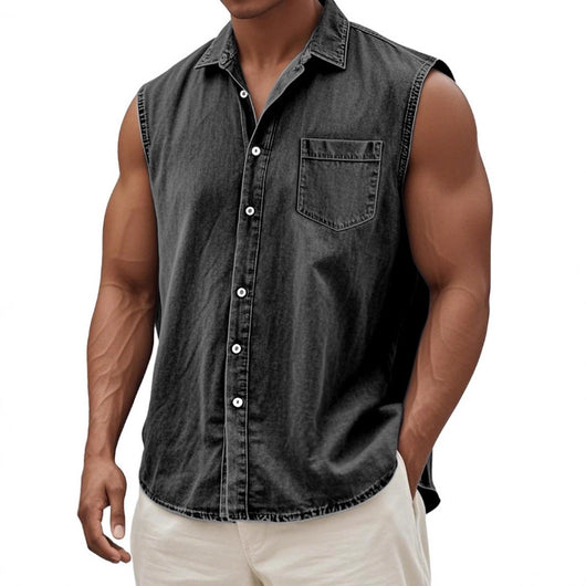 Chaleco Casual Hombre con Estampado Digital 3D - Image 5