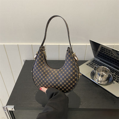 Bolso Bandolera Occidental Estilo Crescent con Estampado - Image 2