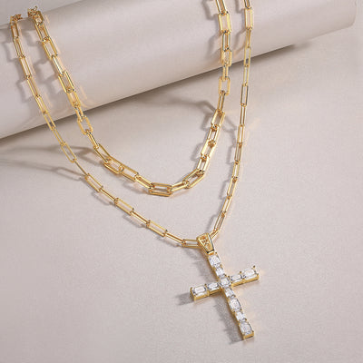 Collar de Plata con Moissanita: Joya Minimalista Elegante Chapada en Oro - Image 3