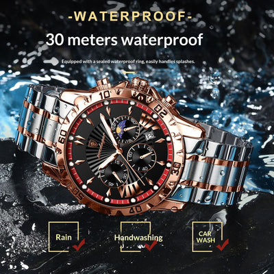 Reloj Deportivo Multifunción Resistente al Agua para Hombre - Image 4