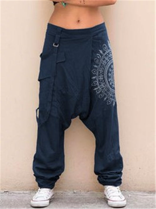 Pantalones Holgados Estampados para Hombre - Comodidad Casual - Image 5