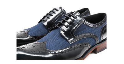 Zapatos de Negocios Casuales para Hombre con Combinación de Colores - Image 11