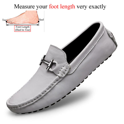 Mocasines de Cuero Genuino para Hombre - Zapatos Casuales de Diseño - Image 4