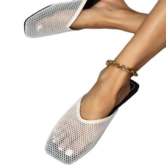 Chanclas Ortopédicas de Malla con Suela Plana para Mujer - Image 6