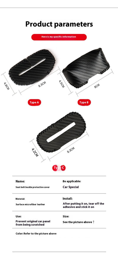 Funda Protectora de Cinturón de Seguridad en Cuero - Cierre de Bayoneta Acolchado - Image 29