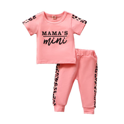 Conjunto Infantil Estampado de Letras - Pantalón Corto y Remera - Image 2