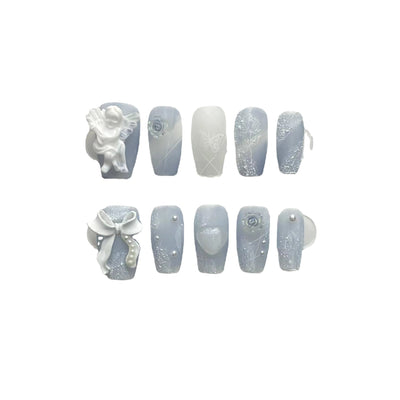 Esmalte de Uñas Ángel Azul Neblina Yunchuan - Image 9