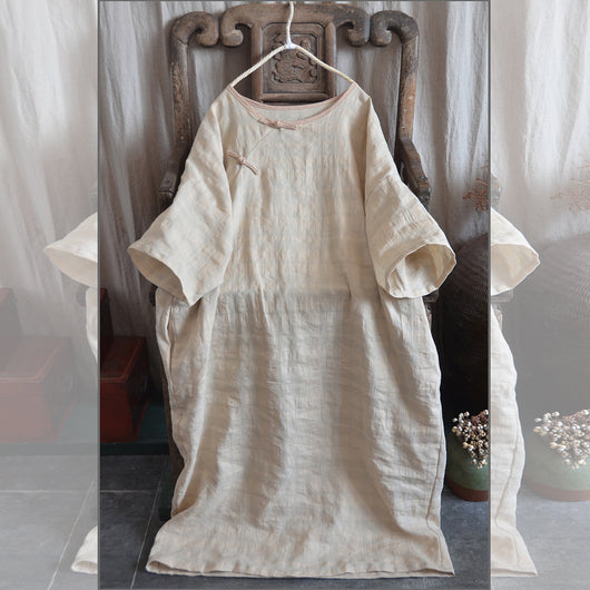 Bata Suelta Talla Grande con Cierre Hebilla Zen - Image 14