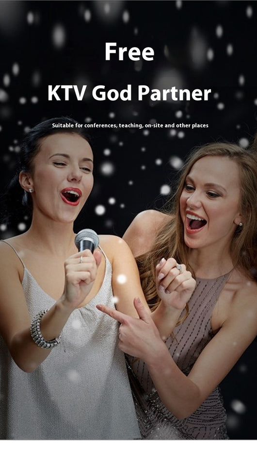 Micrófono Inalámbrico VHF Karaoke Dúo para Casa - Image 9
