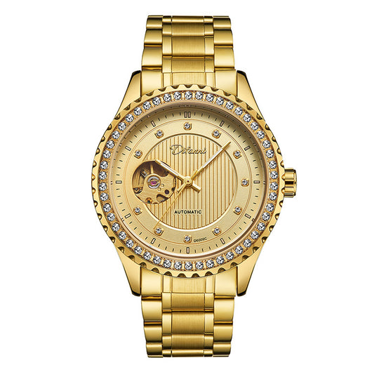 Reloj Mecánico Doble Cristal con Diamantes para Hombre de Lujo - Image 5