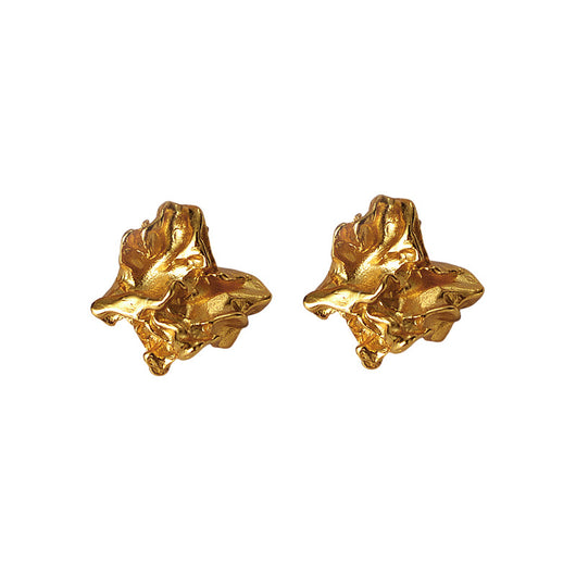 Aretes de Textura Plisada con Diseño Minimalista - Image 13