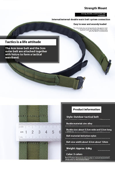 Cinturón Táctico de Liberación Rápida para Hombre - Entrenamiento y Outdoor - Image 10