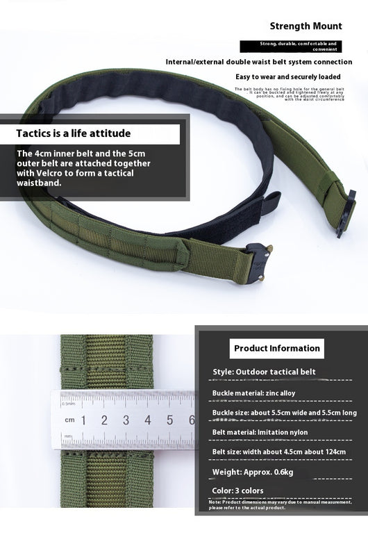 Cinturón Táctico de Liberación Rápida para Hombre - Entrenamiento y Outdoor - Image 10