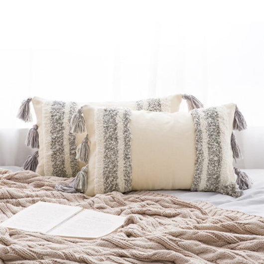Cojín Decorativo Tufted Canvas con Relleno Acolchado - Image 10