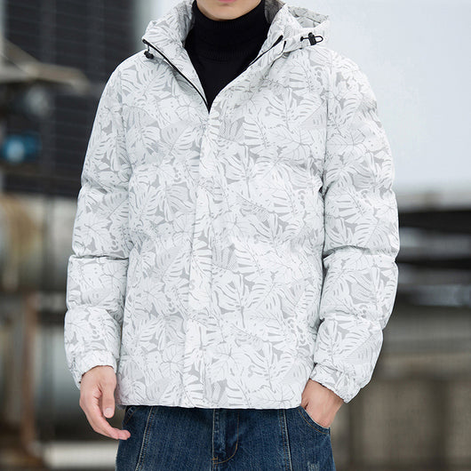 Chaqueta Acolchada de Plumón Grueso para Hombre - Image 6