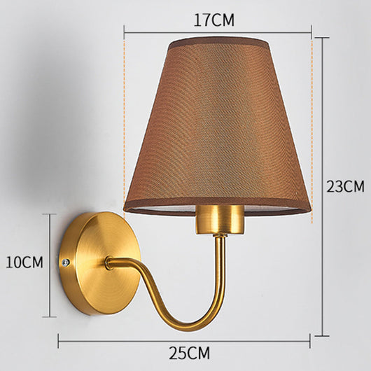 Lámpara de Pared Moderna para Dormitorio y Pasillo con Tela - Image 13