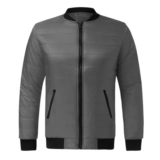 Chaqueta Acolchada de Cuello Alto en Algodón - Estilo Universitario - Image 11