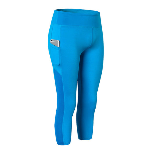 Pantalones Yoga Ajustados con Bolsillos Laterales - Capris Deportivos de Secado Rápido - Image 12