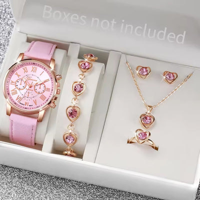 Reloj de Cinturón para Mujer con Joyería de Amor - Set de Regalo - Image 11