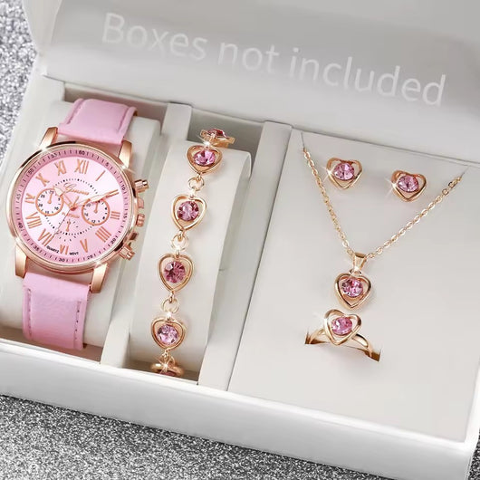 Reloj de Cinturón para Mujer con Joyería de Amor - Set de Regalo - Image 11