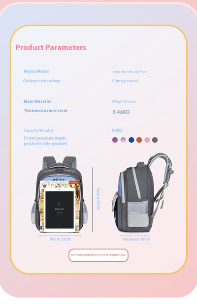 Mochila Escolar Ergonómica de Gran Capacidad con Protección Dorsal - Image 22