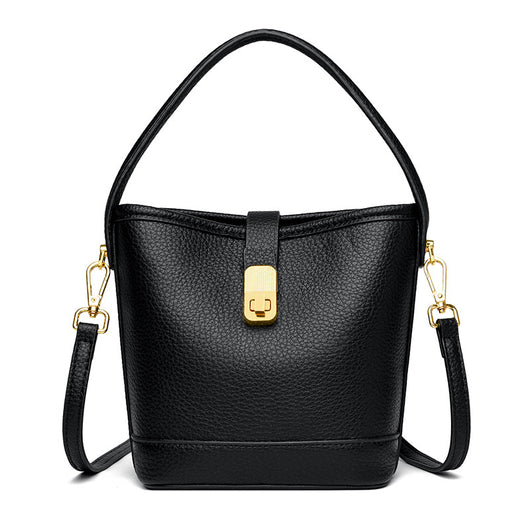 Bolso de Cuero Minimalista Bandolera Multicapa - Diseño Versátil y Elegante - Image 6